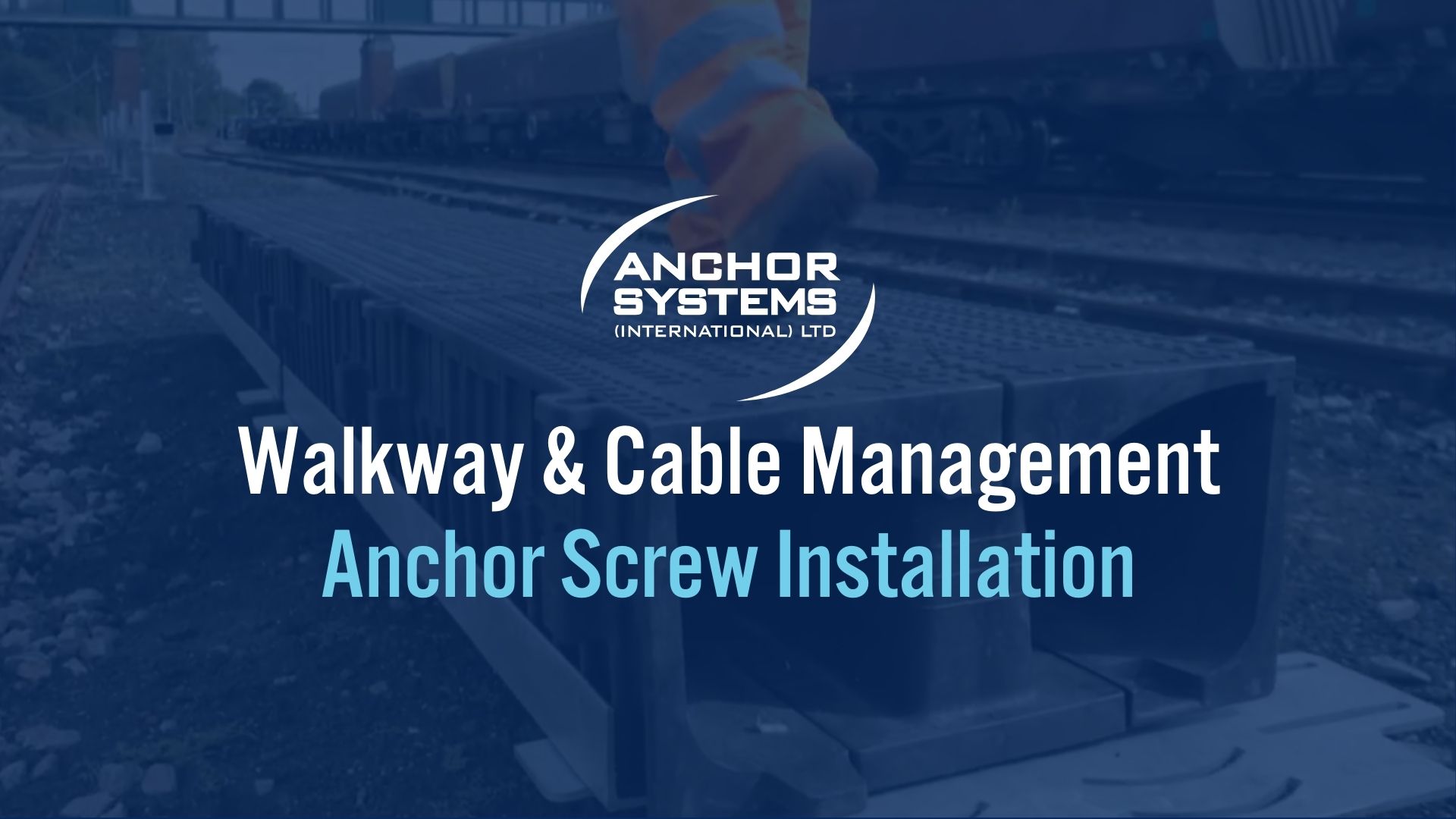 Walkway & Cable Management - Anchor Screw Installation