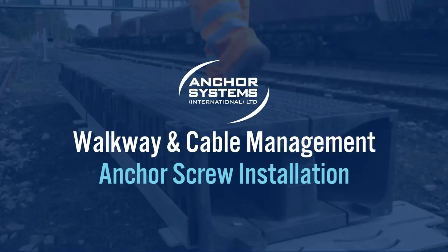 Walkway & Cable Management - Anchor Screw Installation