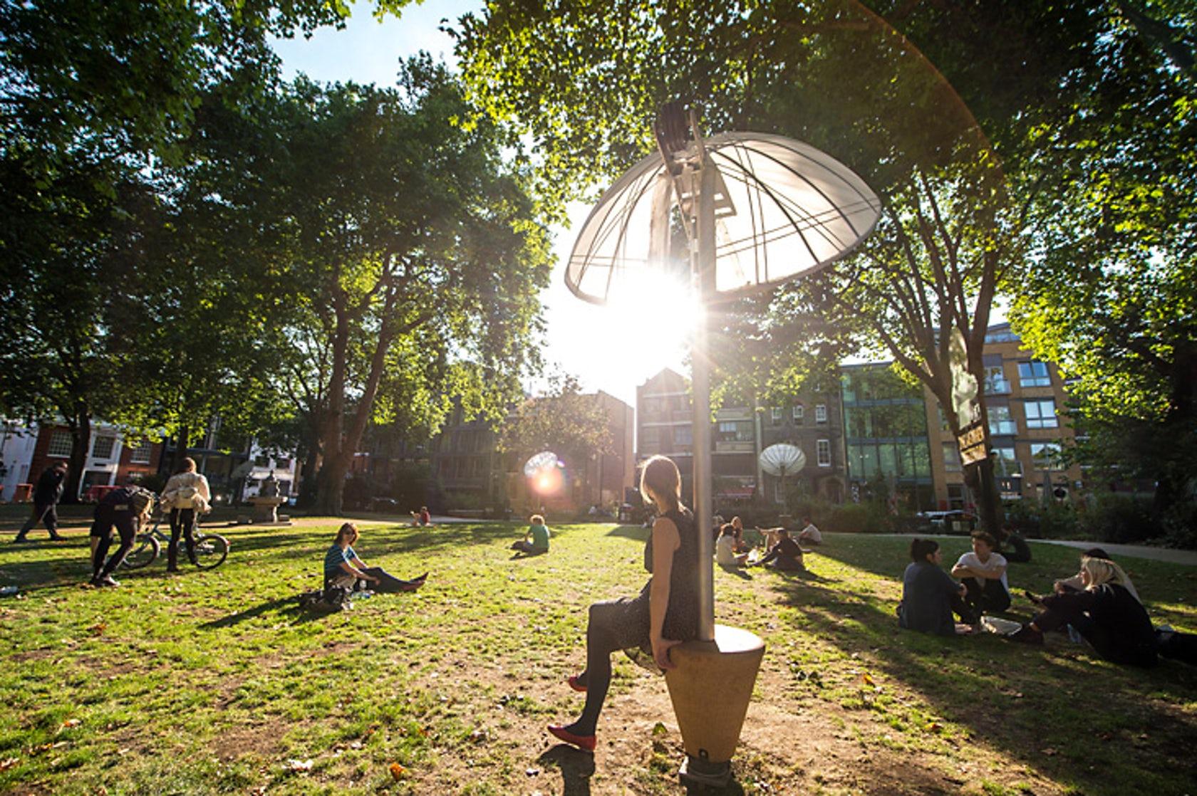 Light Installation, Hoxton Square