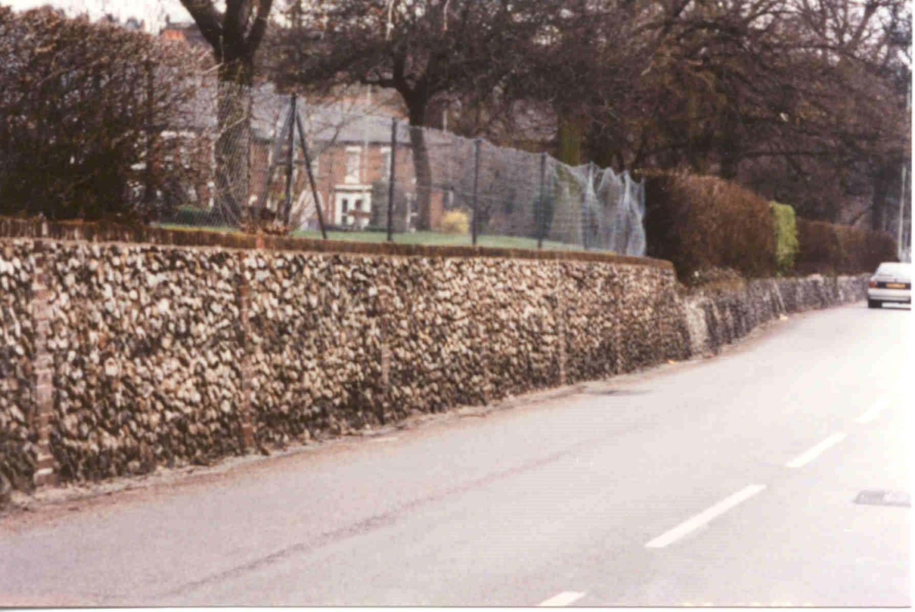Flint Retaining Wall Stabilisation