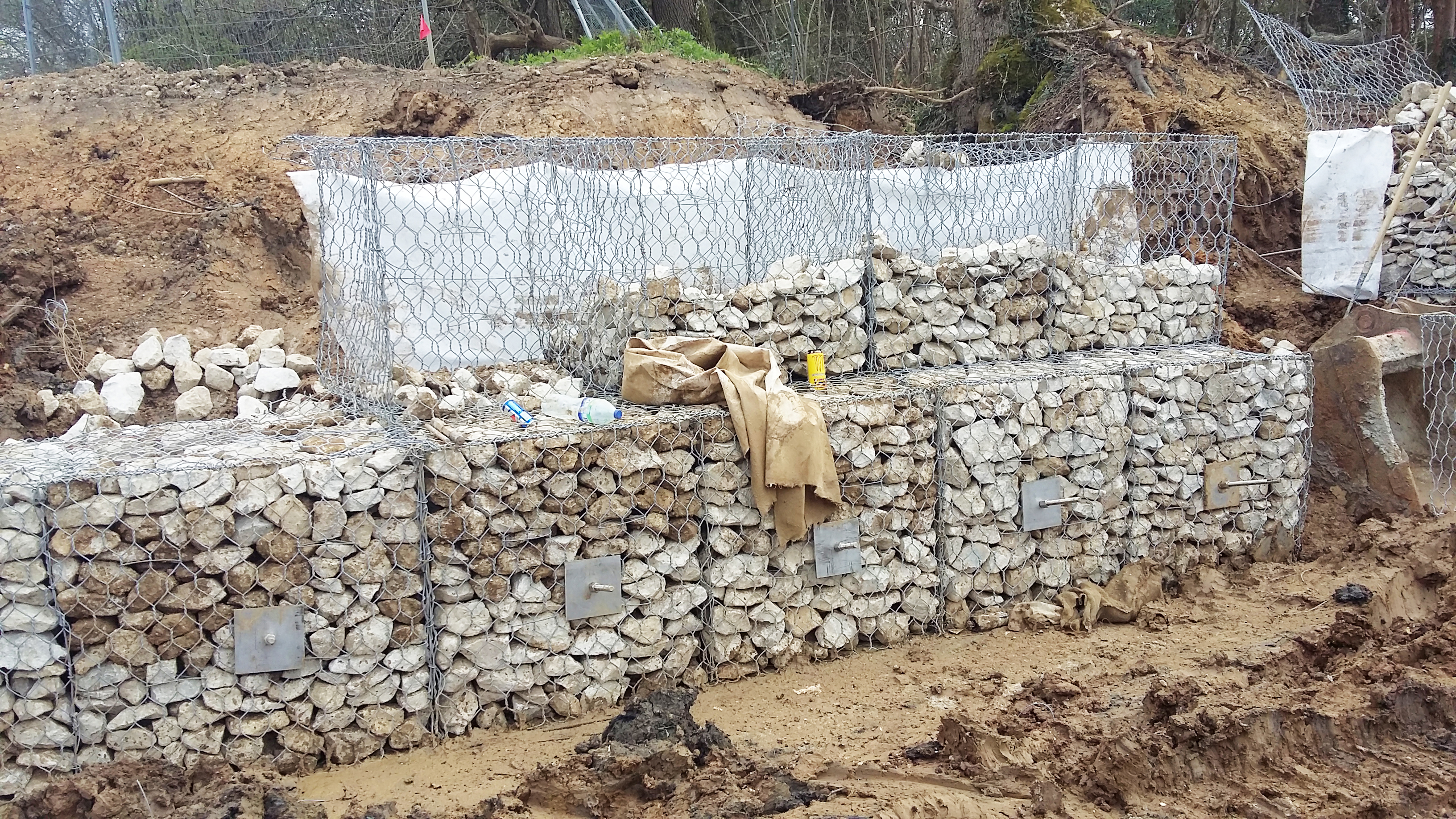 Gabion Baskets – Hill Rise, Bath