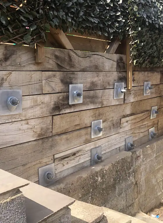 Retaining A Failing Timber Wall