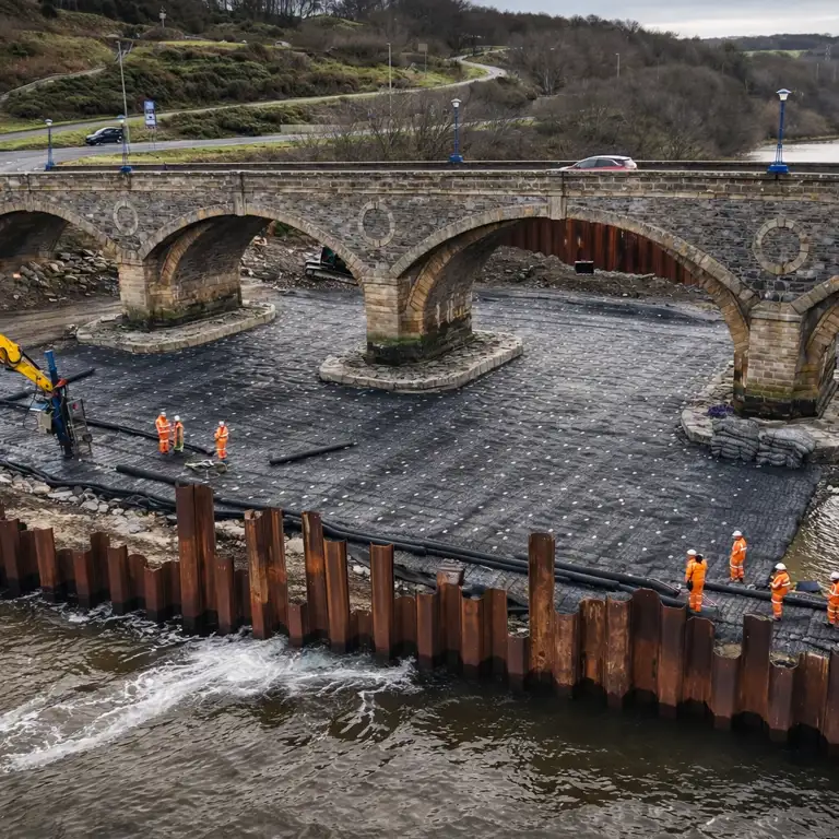 Banff Bridge Scour Works